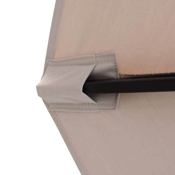 Shop Black Friday Deals On Victoria 13 Foot Octagon Cantilever Patio Umbrella In Sunbrella Acrylic Overstock 11582427