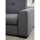 preview thumbnail 6 of 13, Furniture of America City Contemporary Grey Linen Fabric Futon Sofa