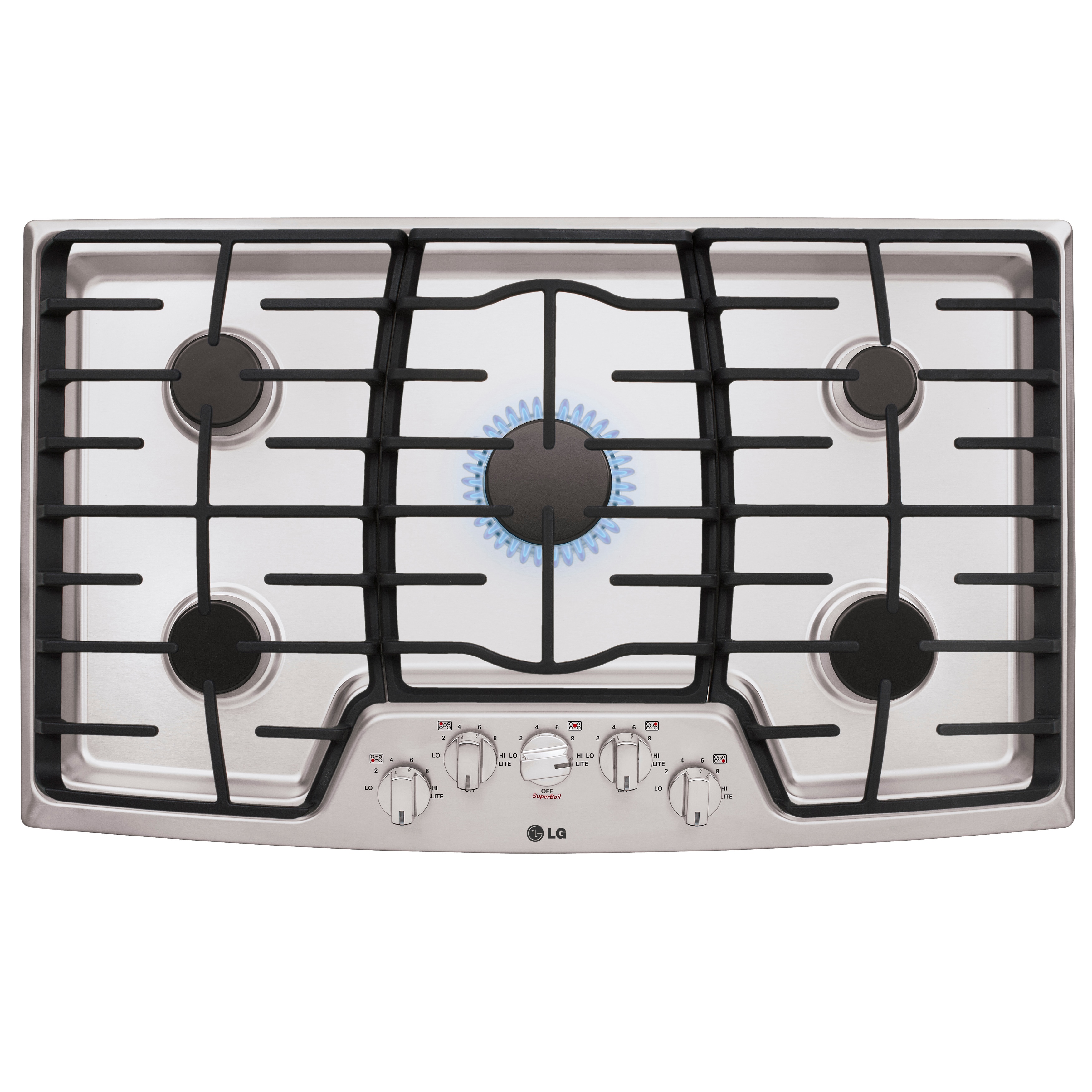 Shop 36 Inch 5 Sealed Burner Gas Cooktop Free Shipping Today