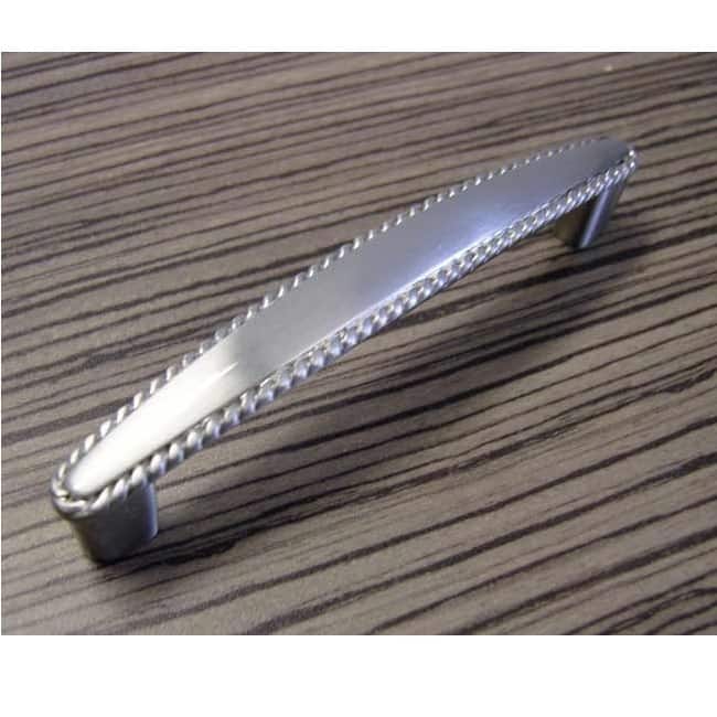 Beaded Nickel 4 1/4 inch Cabinet Pull Handle (Pack of 5)