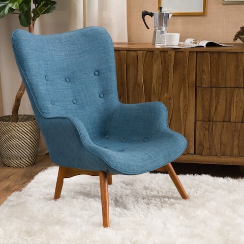 Hariata Fabric Contour Chair by Christopher Knight Home