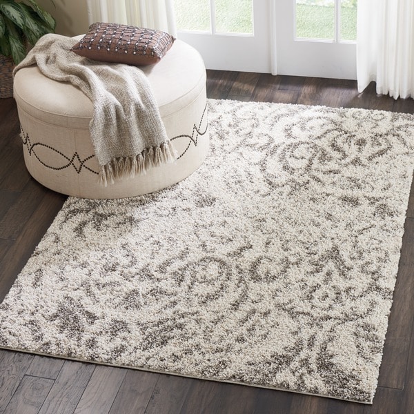 Shop Nourison Brisbane Distressed Shag Area Rug On Sale Overstock