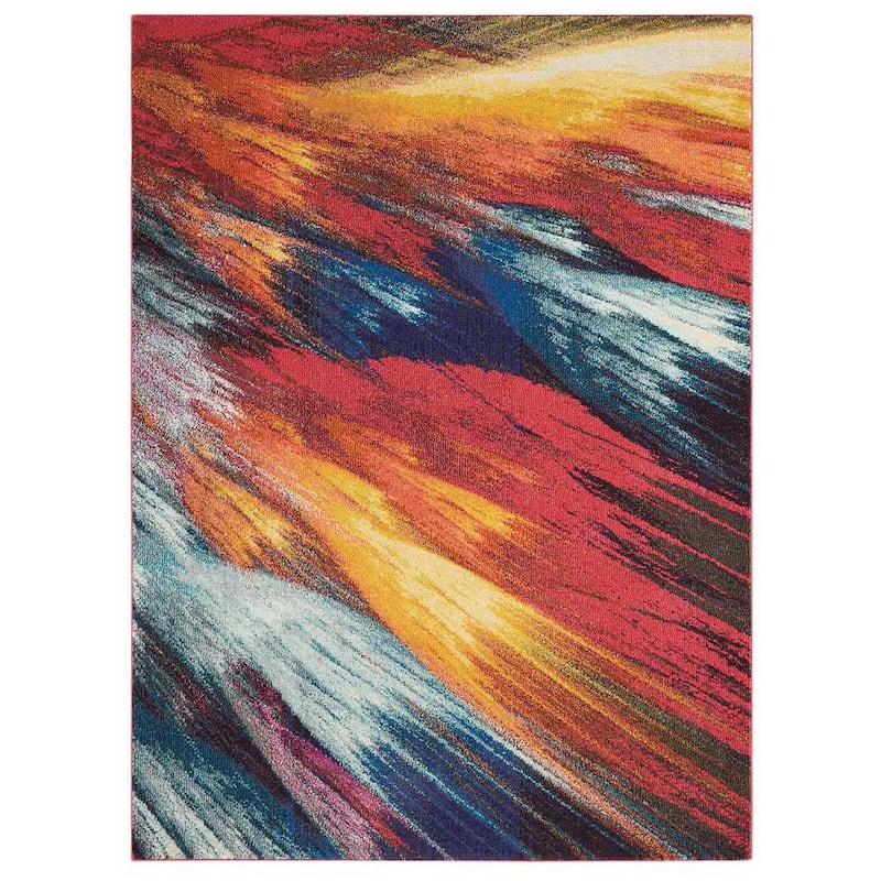 Nourison Celestial Abstract Colorful Area Rug