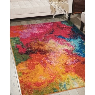 Nourison Celestial Abstract Colorful Area Rug