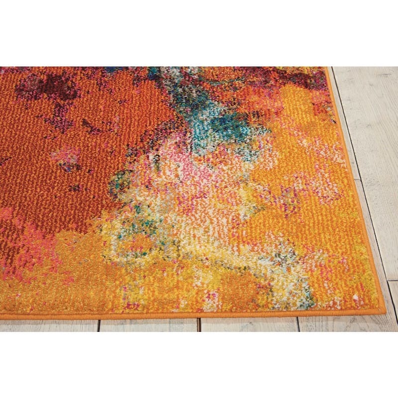 Nourison Celestial Abstract Colorful Area Rug
