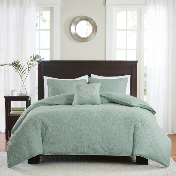 Madison Park Mansfield 2 In 1 Seafoam Duvet Cover Coverlet Set Madison Park Mansfield 2 In 1 Seafoam Duvet Cover Coverlet Set