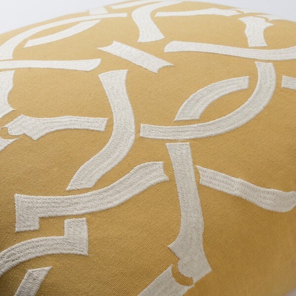 Decorative 18-inch Basin Feather Down or Polyester Filled Throw Pillow