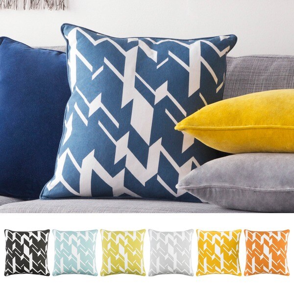 Decorative 18-inch Appia Throw Pillow Shell