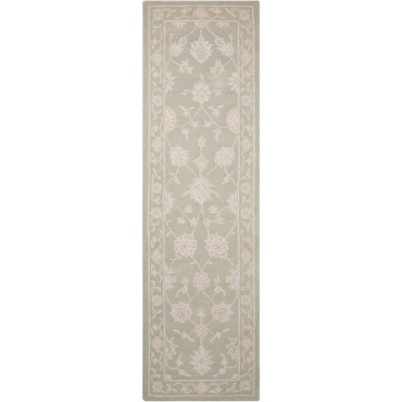 Nourison Zephyr Area Rug - 2' 3" x 8' - Silver - Runner