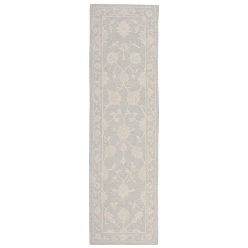 Nourison Zephyr Area Rug - 2'3" x 8' Runner - Light Blue - Runner/Rectangle