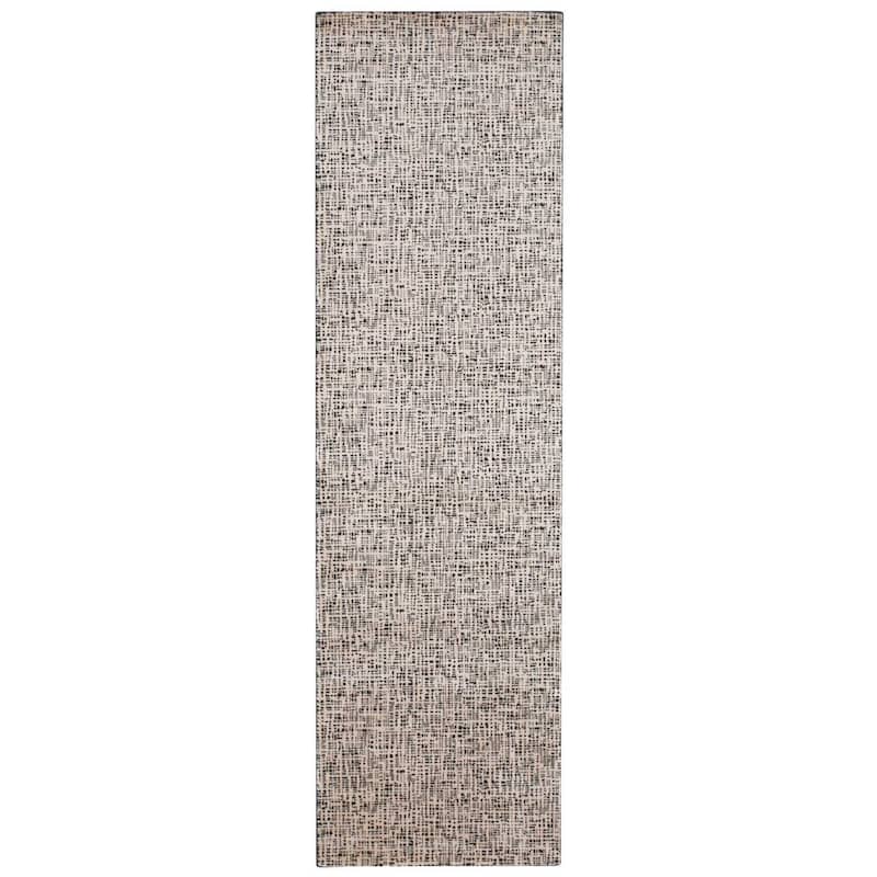 Nourison Starlight Area Rug - 2' 3" x 8' - Black - Runner