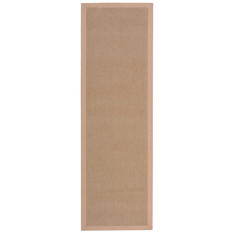 Nourison Sisalsoft Area Rug - 2' 6" x 8' - Beige - Runner