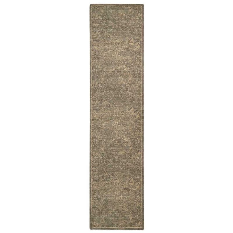 Nourison Silken Allure Area Rug - 2' 5" x 10' - Beige - Runner