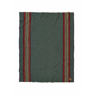 Pendleton Green Heather Yakima Camp Wool Blanket