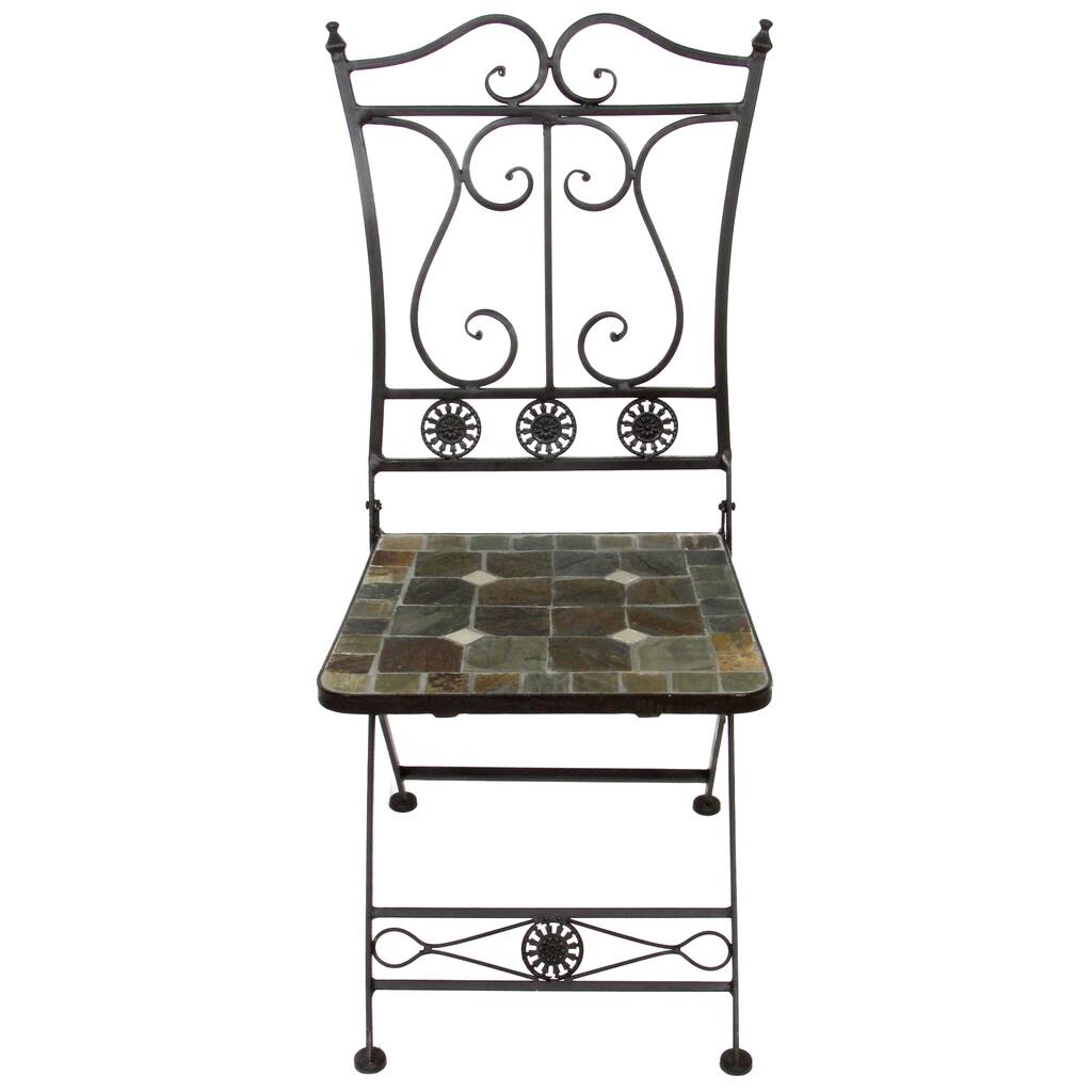 Christopher Knight Home Stony Brook Outdoor Stone Dining Chair (Set of 2)