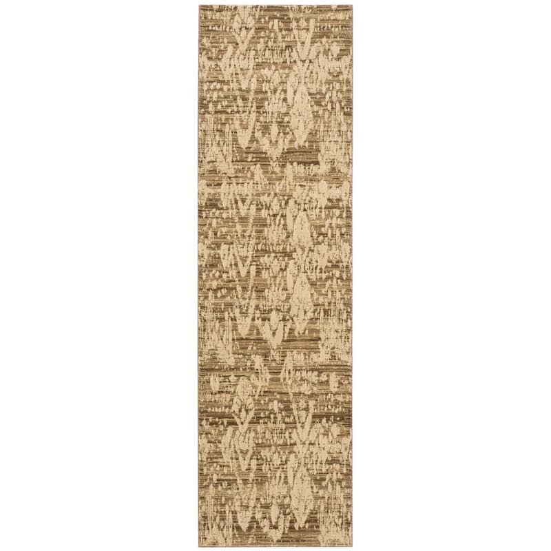 Nourison Nepal Area Rug - 2'3" x 8' Runner - Brown - Runner/Rectangle
