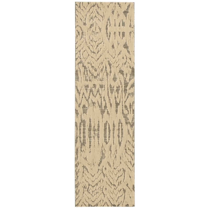 Nourison Nepal Area Rug - 2' 3" x 8' - Ivory/Grey - Runner/Rectangle