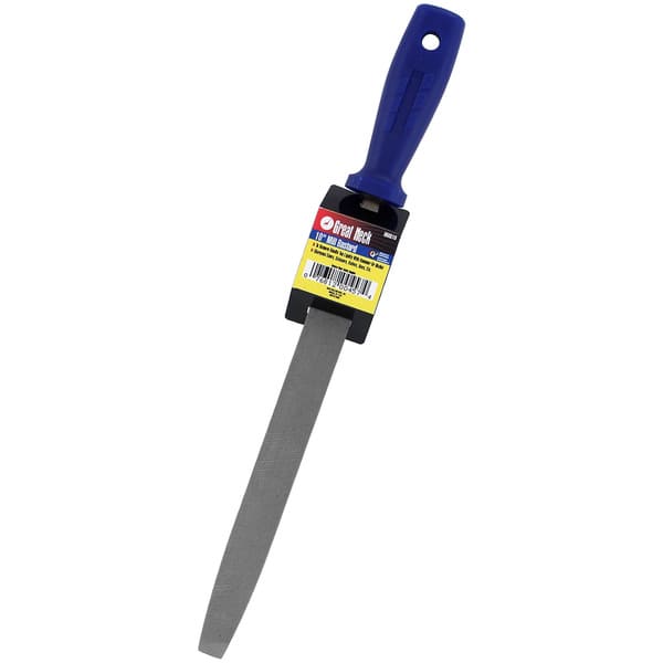 Great Neck HMB10 10" Bastard Cut Mill File With Handle Bed Bath