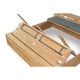 preview thumbnail 4 of 8, Badger Basket Covered Cedar Sandbox with Benches and Seat Pads - 46.5 inches L x 46.5 inches W x 9.5 inches H