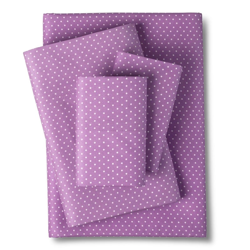 Incredibly Soft 4-Piece Pin Dot Bed Sheet Set