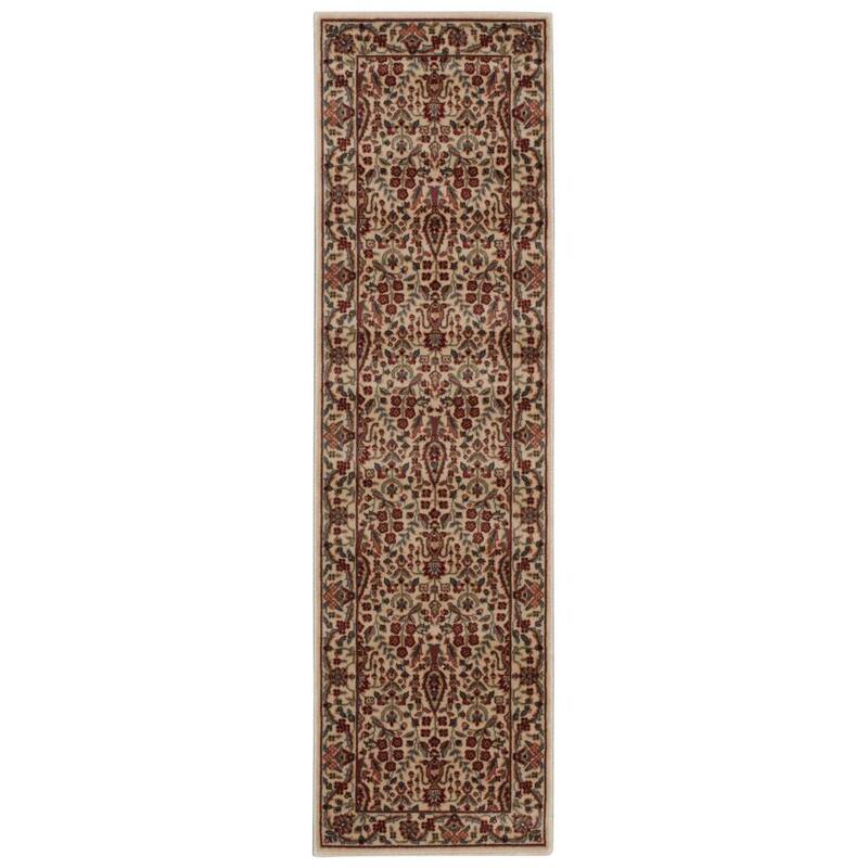 Nourison Persian Arts Area Rug - Ivory - 2'3" x 12' Runner - Runner/Rectangle