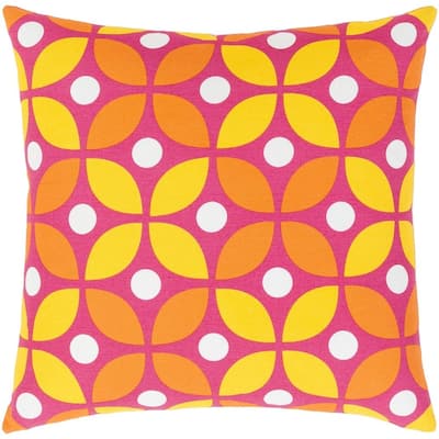 Decorative Gail 22-inch Feather Down or Poly Filled Throw Pillow
