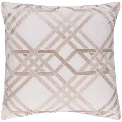 Decorative Eilat 22-inch Feather Down or Poly Filled Throw Pillow