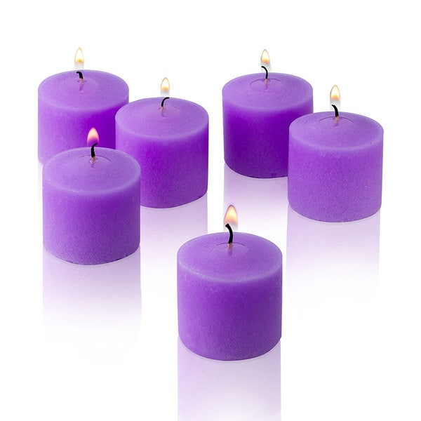 Lavender Scented Votive Candles Set of 288 Burn 10 Hours