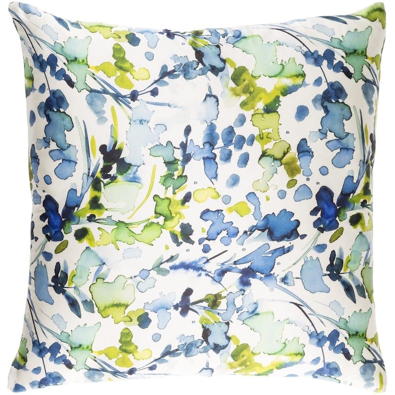 Decorative Frankie 22-inch Feather Down or Poly Filled Throw Pillow