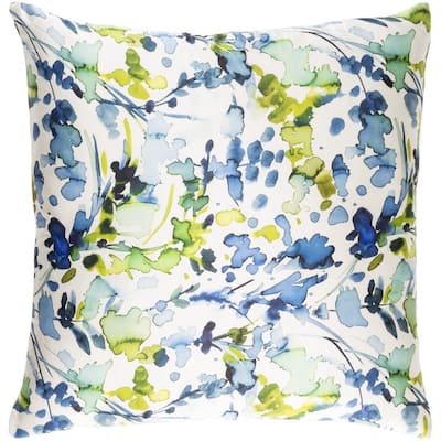 Decorative Frankie 22-inch Feather Down or Poly Filled Throw Pillow