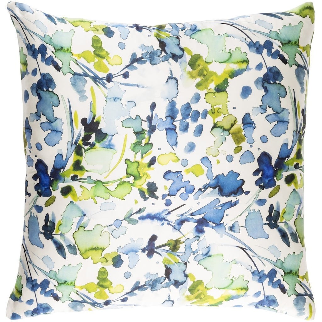 Decorative Frankie 22-inch Feather Down or Poly Filled Throw Pillow