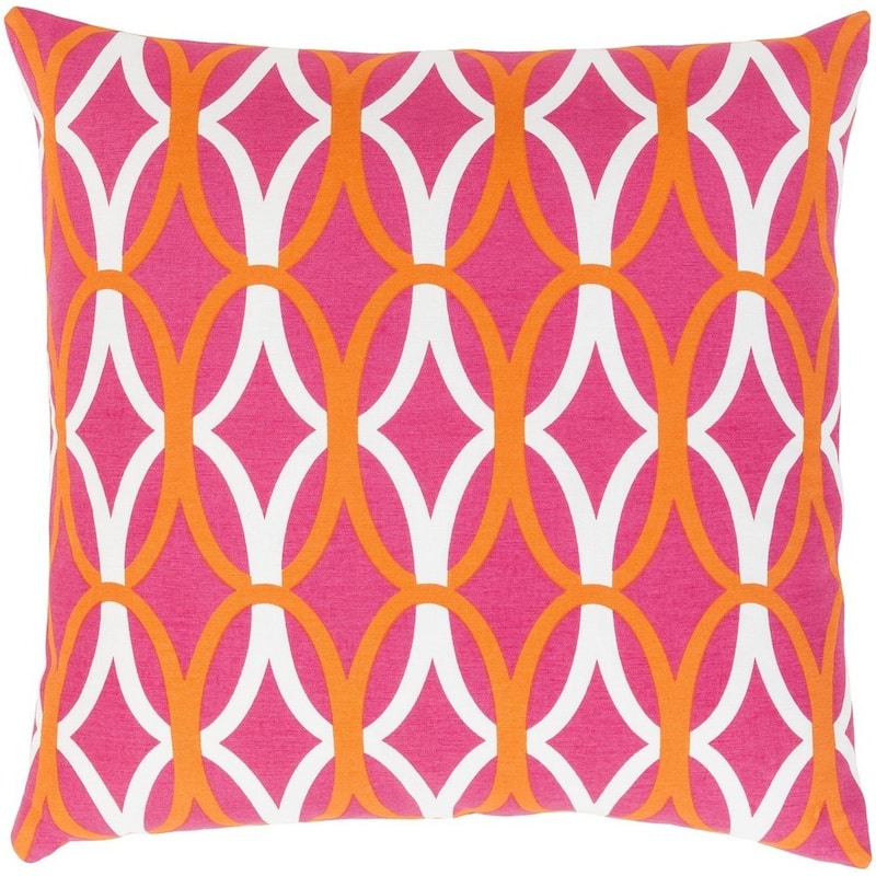 Decorative Gage 20-inch Feather Down or Poly Filled Throw Pillow