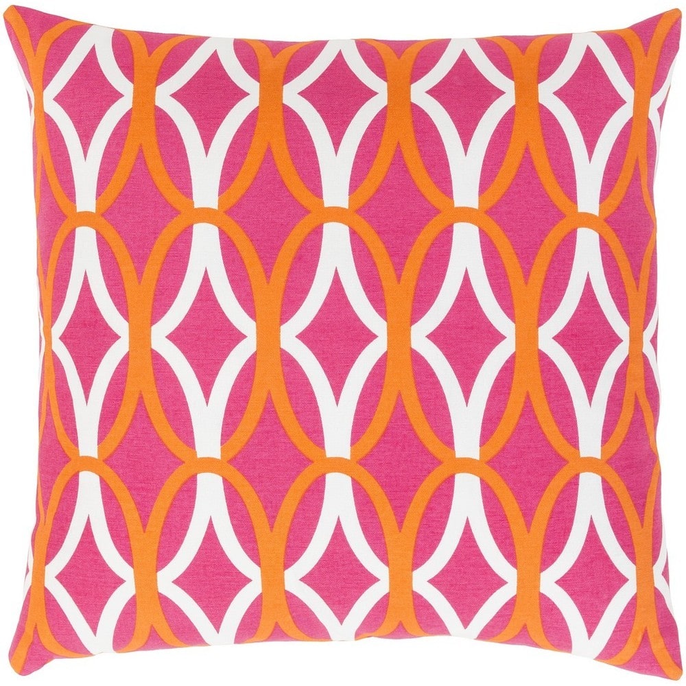 Decorative Gage 20-inch Feather Down or Poly Filled Throw Pillow