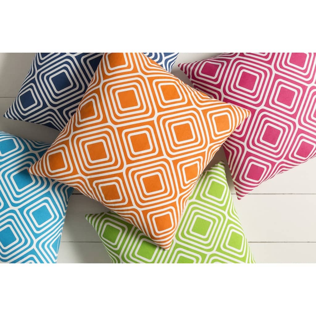 Decorative Frontignan 20-inch Feather Down or Poly Filled Throw Pillow