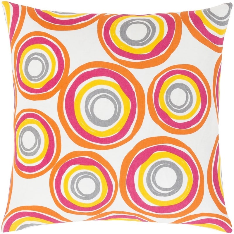 Decorative Frieda 20-inch Feather Down or Poly Filled Throw Pillow