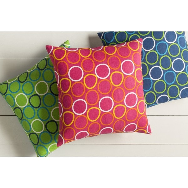 Decorative Essen 20-inch Feather Down or Poly Filled Throw Pillow