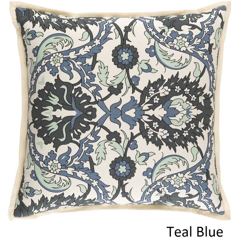 Decorative Ellijay 20-inch Feather Down or Poly Filled Throw Pillow