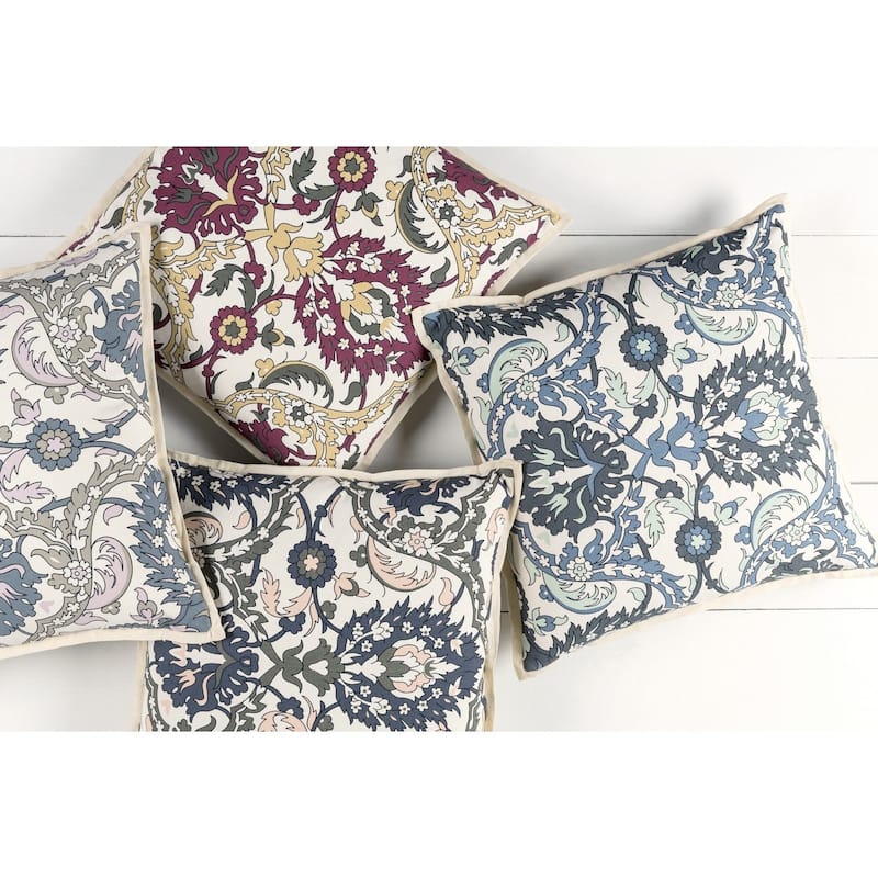 Decorative Ellijay 20-inch Feather Down or Poly Filled Throw Pillow