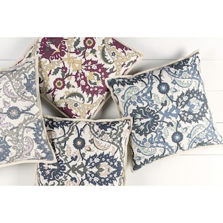 Decorative Ellijay 20-inch Feather Down or Poly Filled Throw Pillow