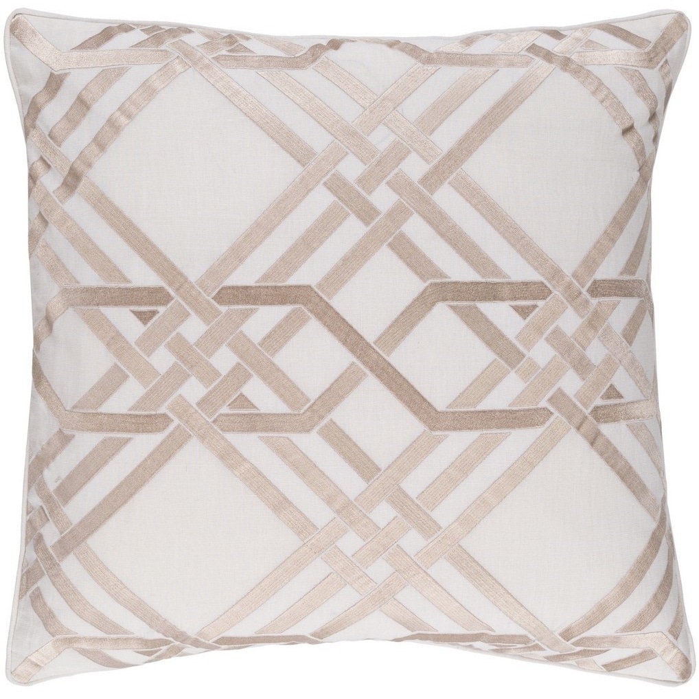 Decorative Eilat 20-inch Feather Down or Poly Filled Throw Pillow