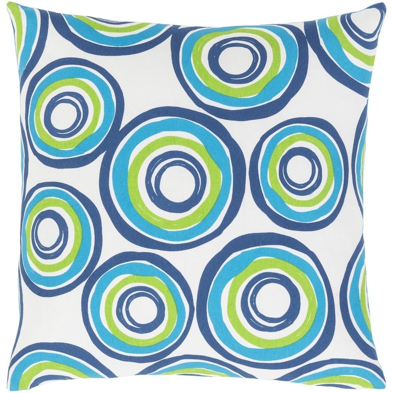 Decorative Frieda 18-inch Feather Down or Poly Filled Throw Pillow