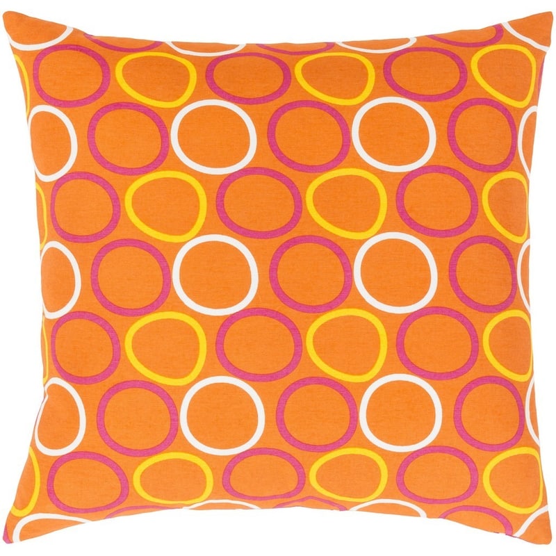 Decorative Essen 18-inch Feather Down or Poly Filled Throw Pillow