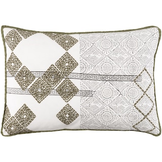Decorative Gape Feather Down or Poly Filled Throw Pillow  (13 x 19)