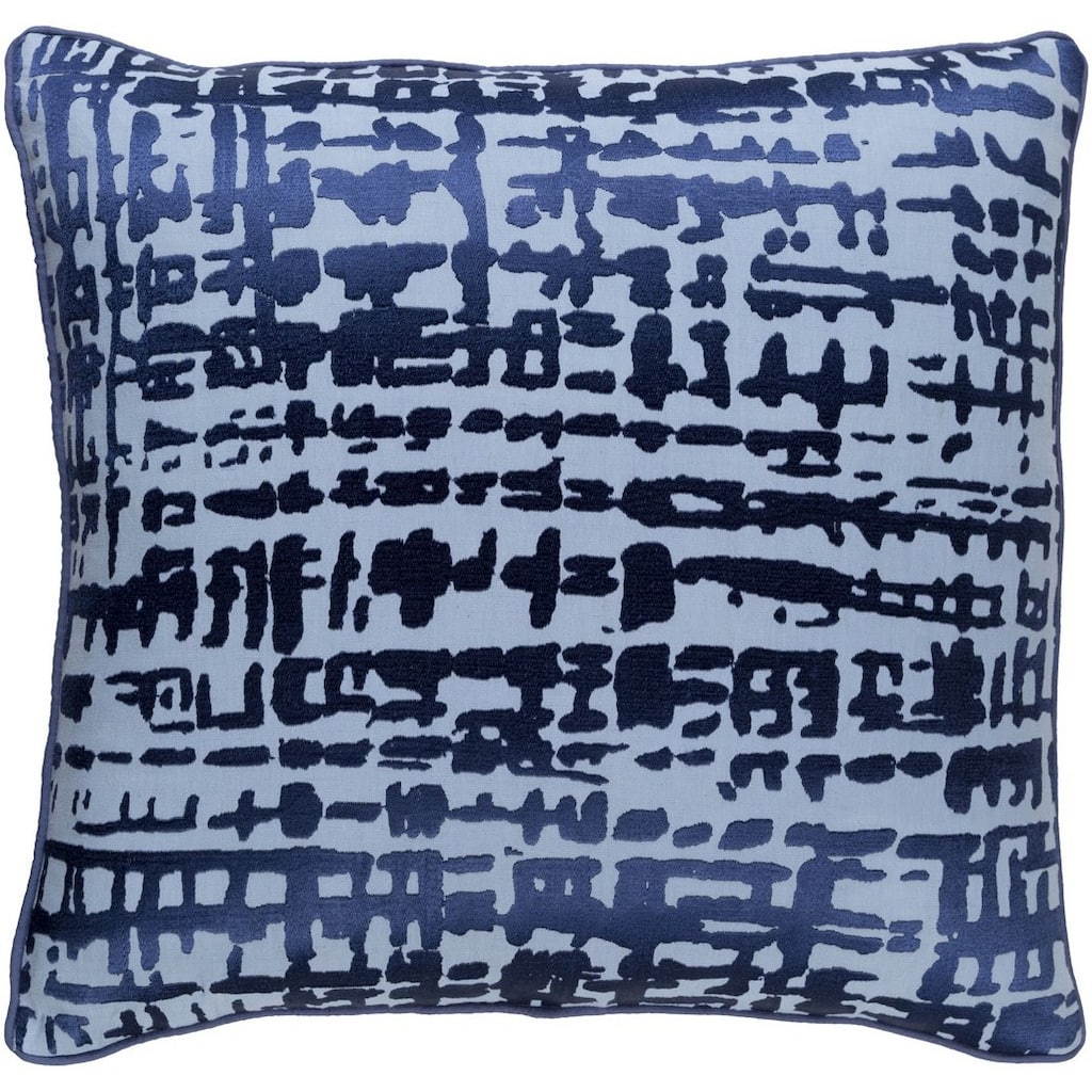 Decorative Dara 22-inch Feather Down or Poly Filled Throw Pillow