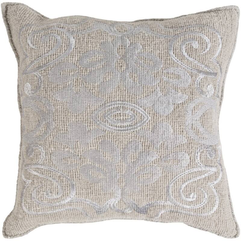 Decorative Clarita 22-inch Feather Down or Poly Filled Throw Pillow
