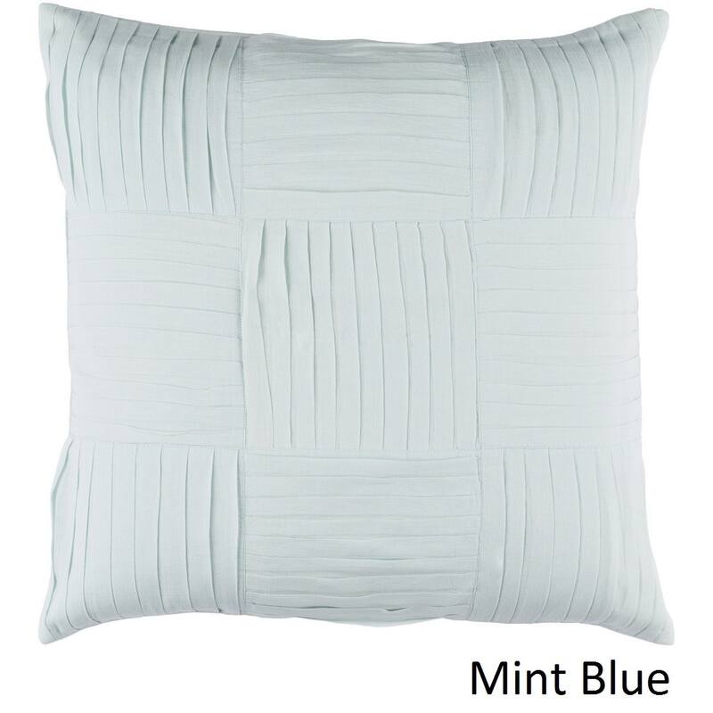 Decorative Cassadee 22-inch Feather Down or Poly Filled Throw Pillow - Down - Mint Blue