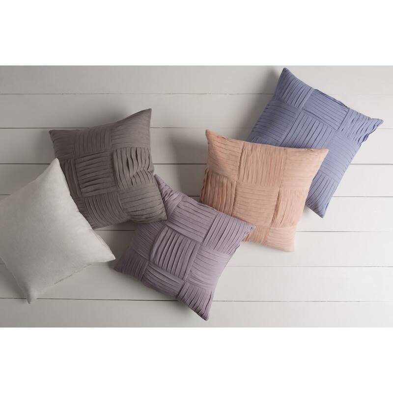 Decorative Cassadee 22-inch Feather Down or Poly Filled Throw Pillow