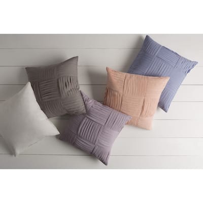 Decorative Cassadee 22-inch Feather Down or Poly Filled Throw Pillow