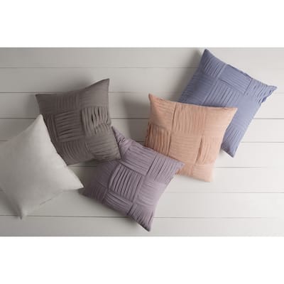 Decorative Cassadee 20-inch Feather Down or Poly Filled Throw Pillow