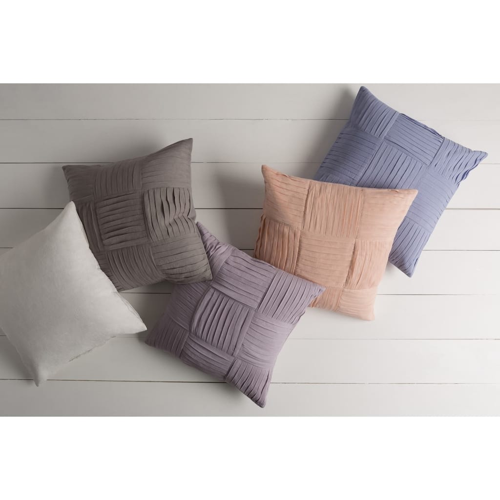 Decorative Cassadee 20-inch Feather Down or Poly Filled Throw Pillow